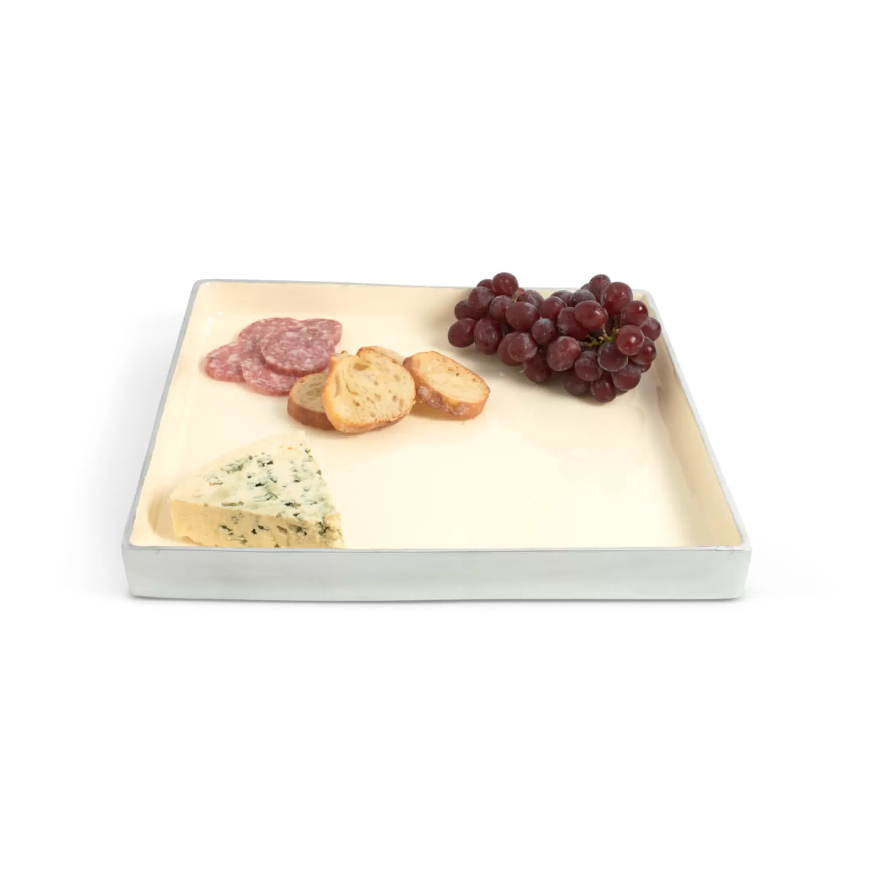 Julia Knight Astra 12.5" Square Tray Snow Outlet