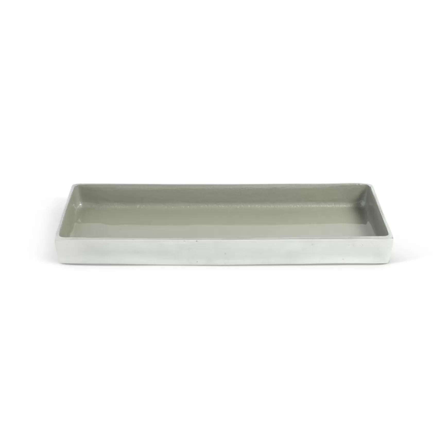 Julia Knight Astra 14" Rectangle Tray Platinum Hot