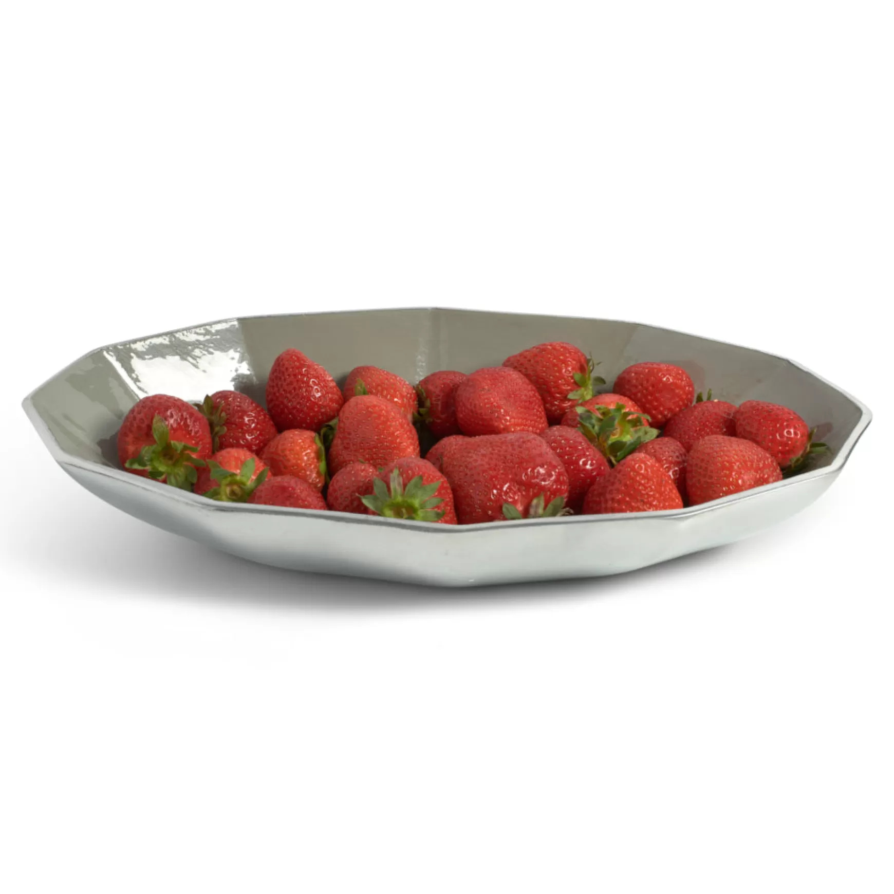 Julia Knight Astra 16" Oval Bowl Platinum Clearance