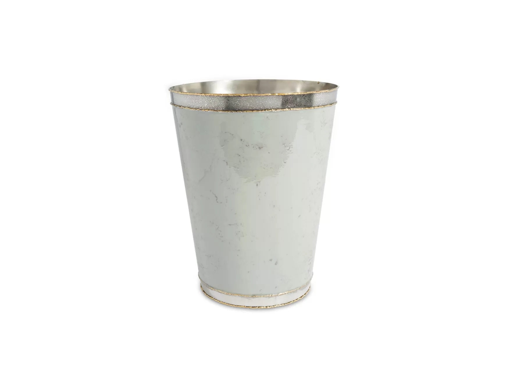 Julia Knight Cascade 11" Waste Basket Mist Discount