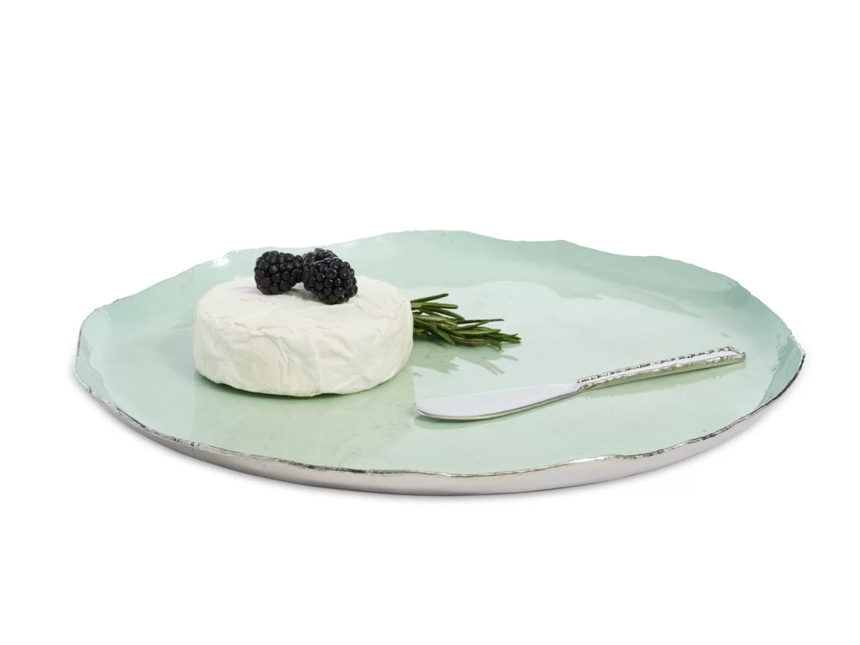 Julia Knight Cascade 13" Round Tray Surf Hot