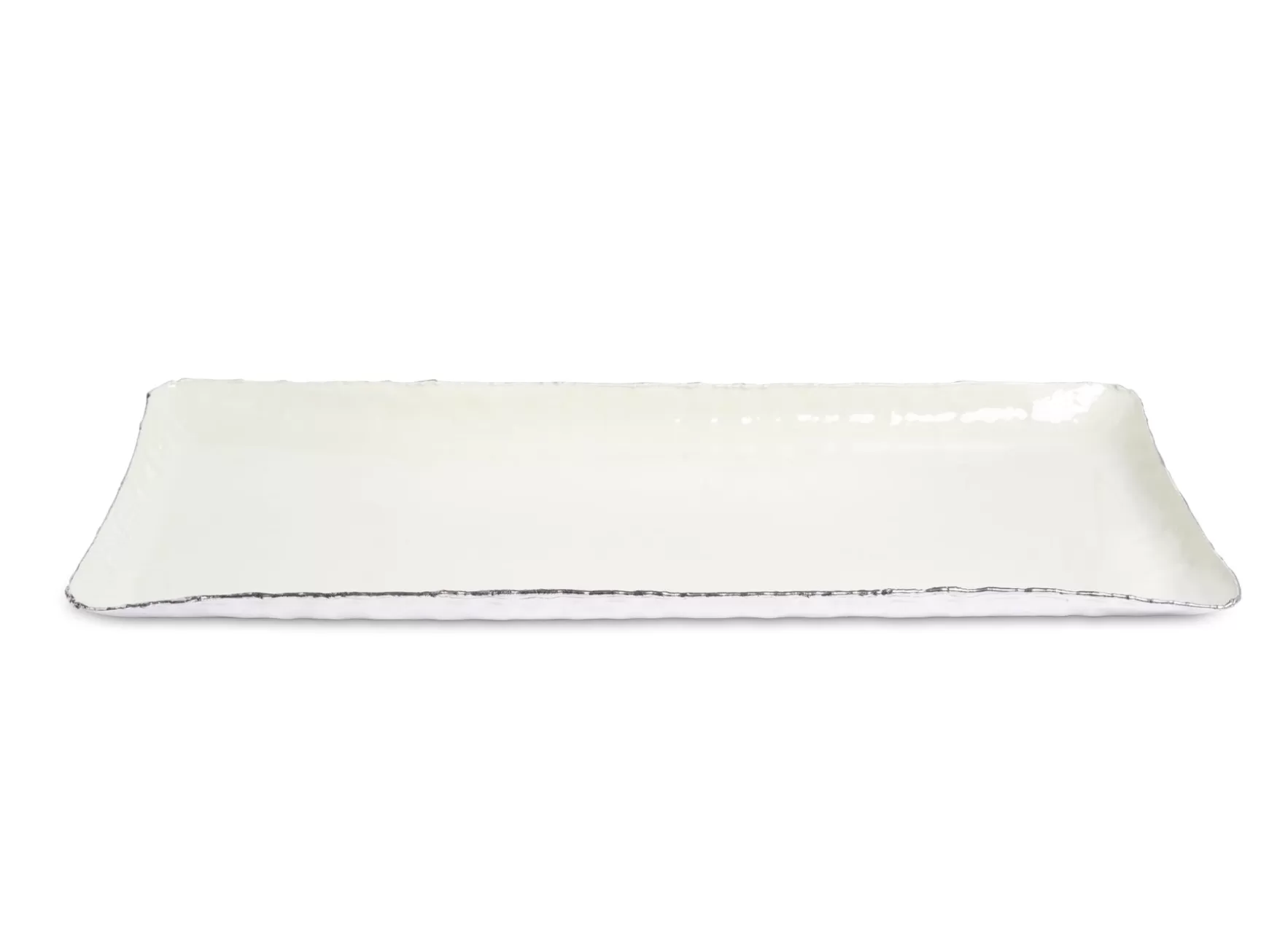 Julia Knight Cascade 17" Rectangular Tray Cloud Cheap
