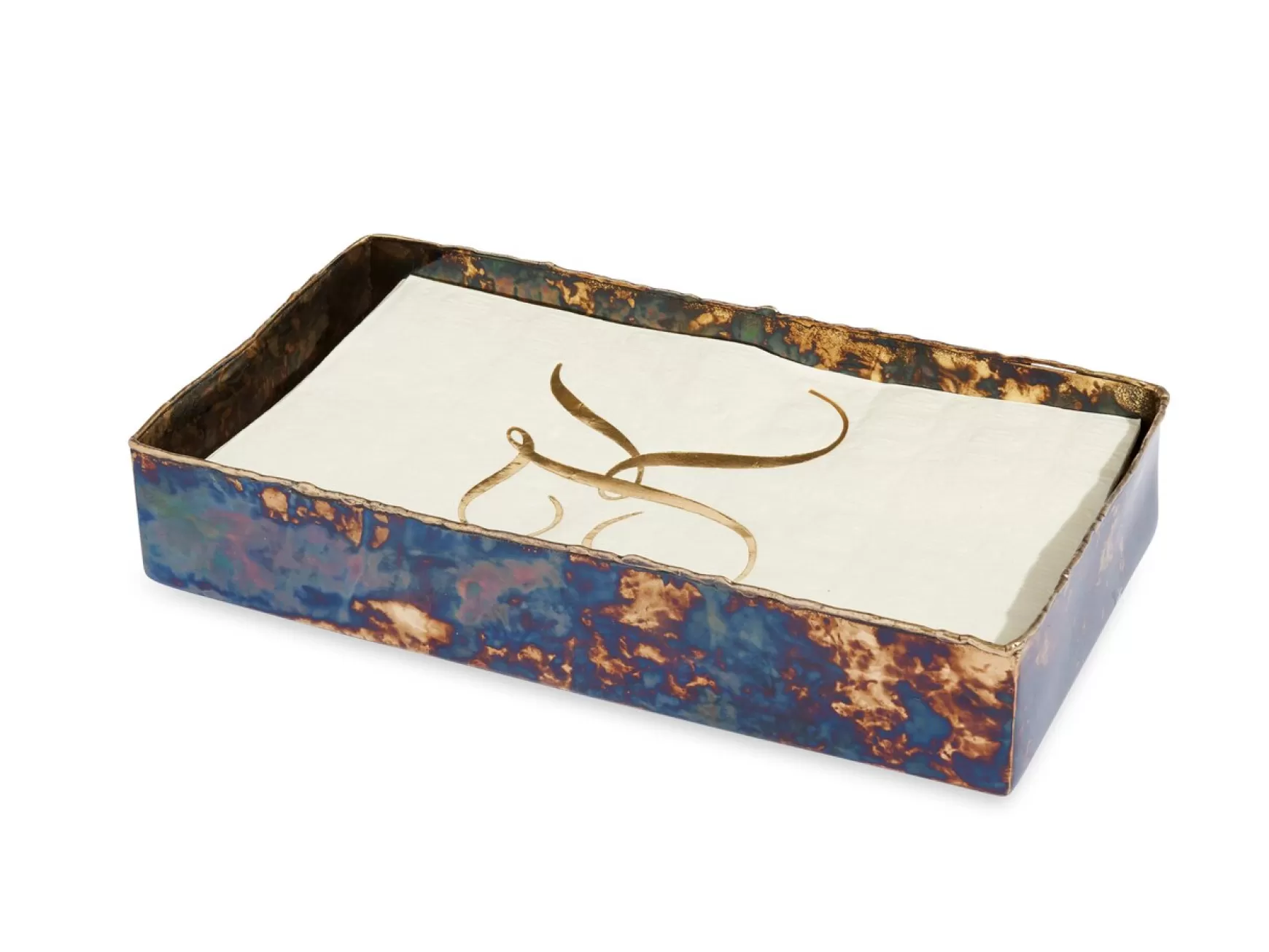 Julia Knight Cascade 9" Guest Towel Tray Rainbow Bronze Outlet