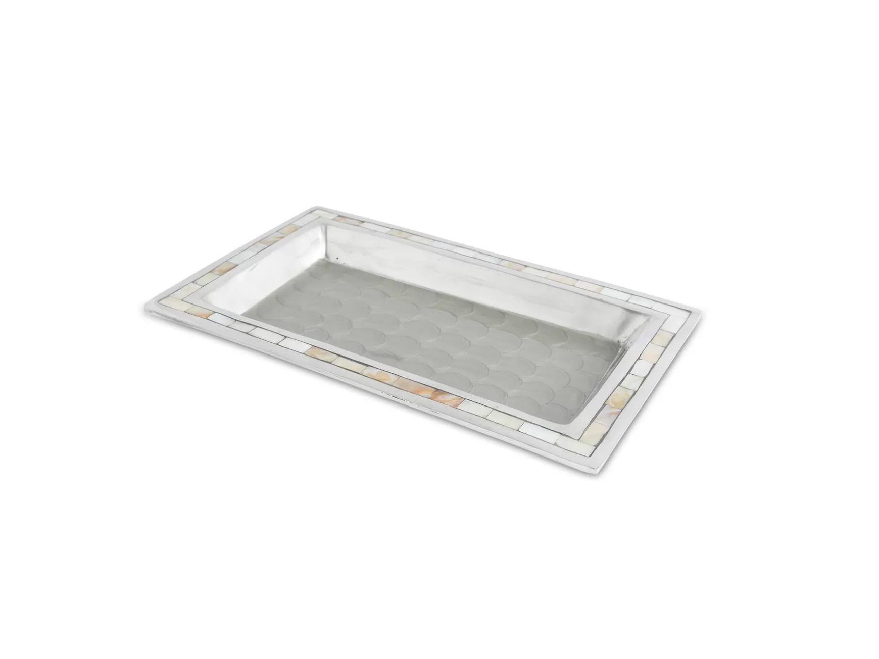 Julia Knight Classic 12" Vanity Tray Platinum Clearance