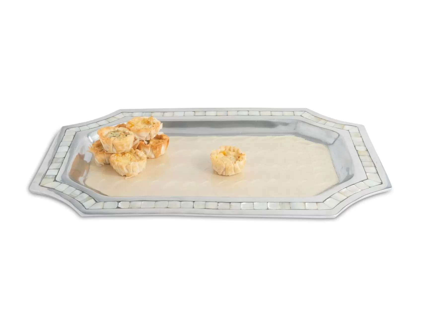 Julia Knight Classic 16" Octagonal Tray Snow Best