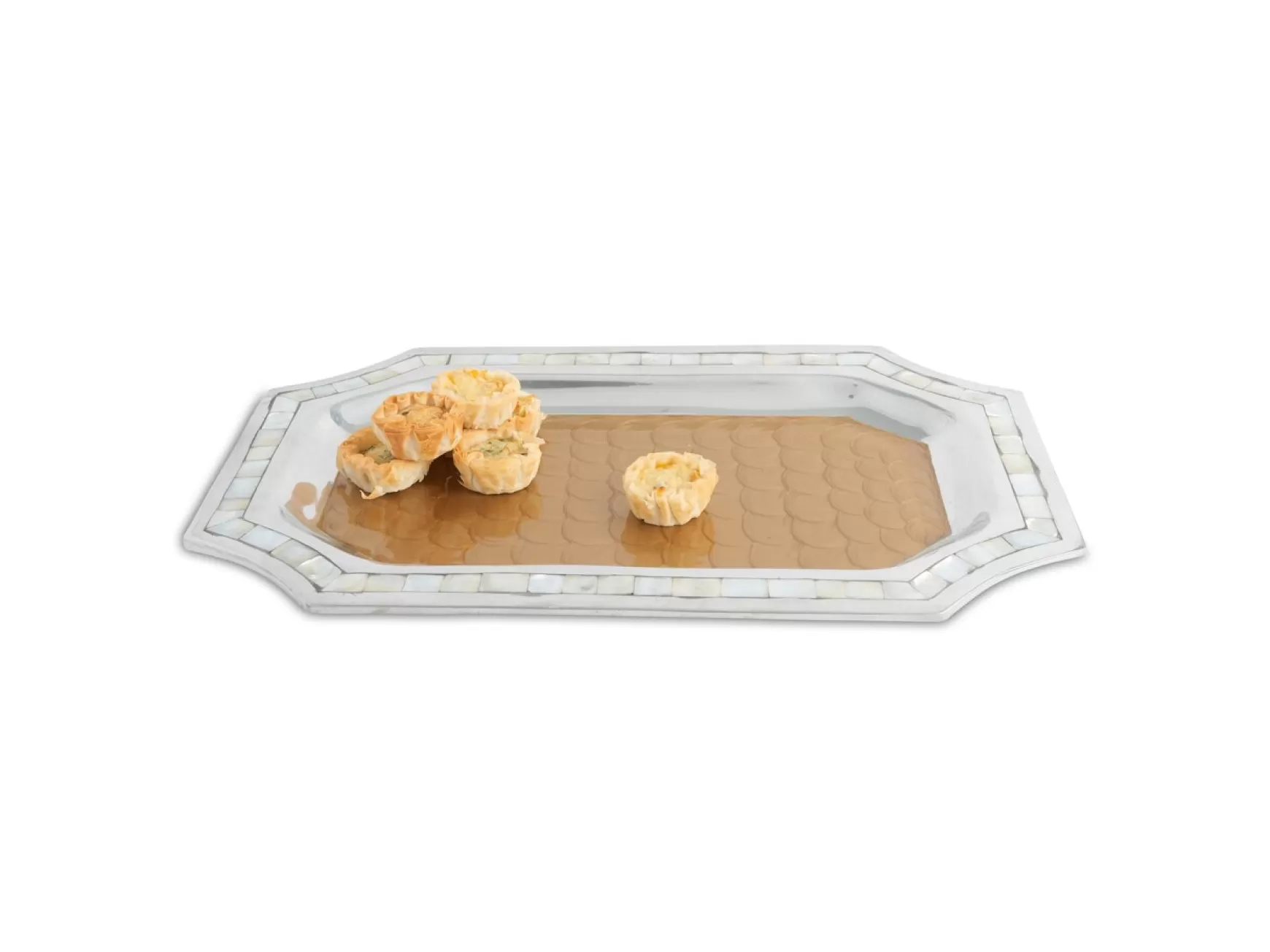 Julia Knight Classic 16" Octagonal Tray Toffee Discount