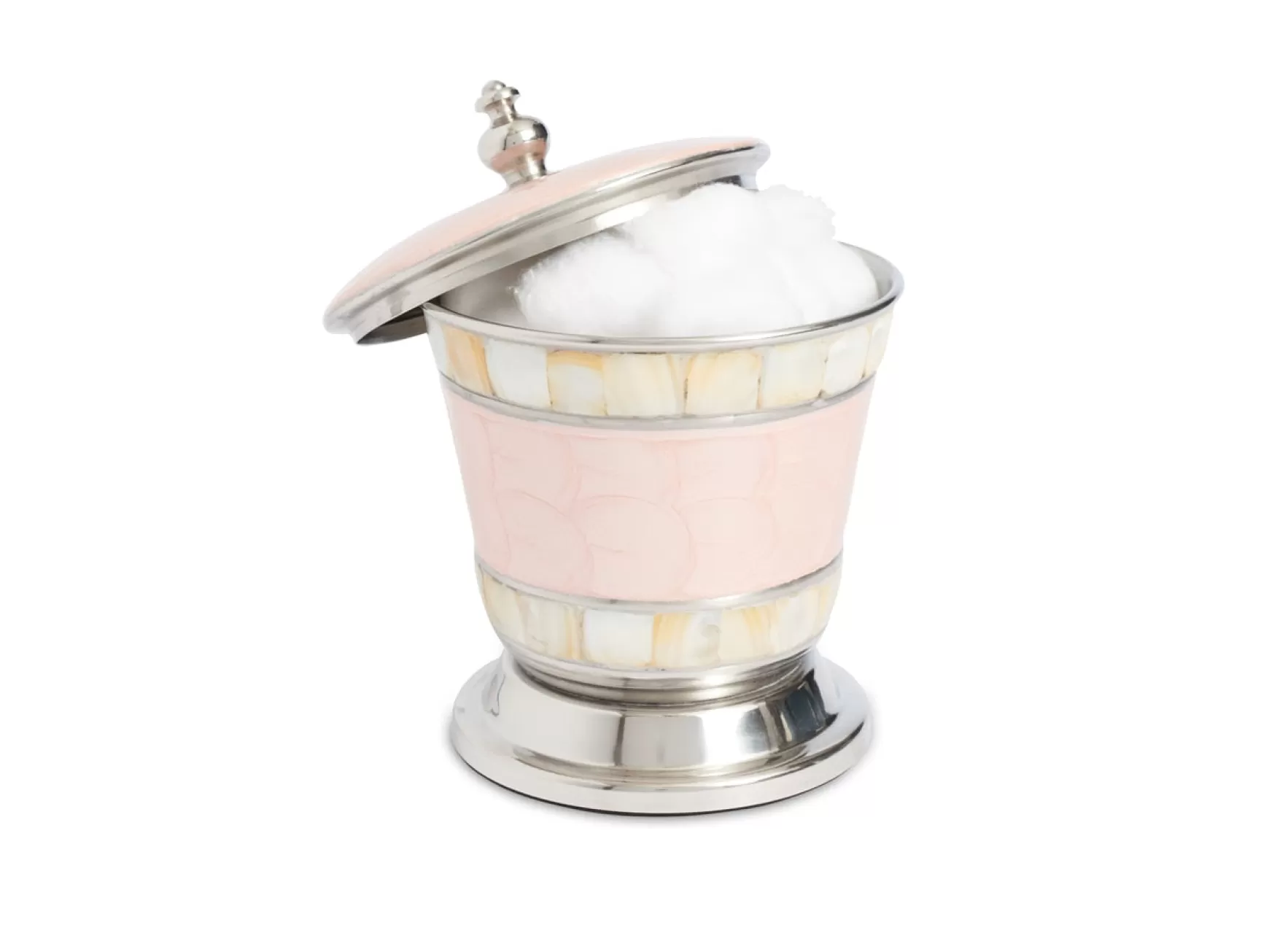 Julia Knight Classic 5.5" Covered Canister Pink Ice Sale