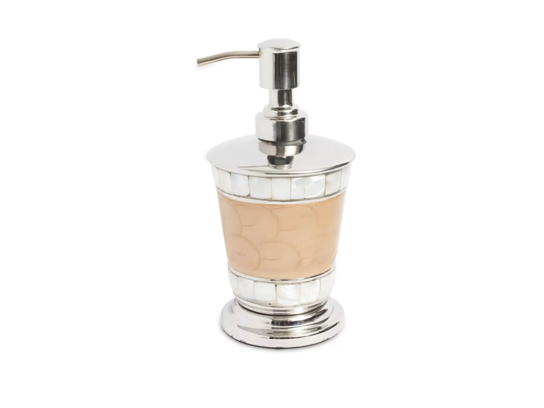 Julia Knight Classic 7" Soap-Lotion Dispenser Toffee New