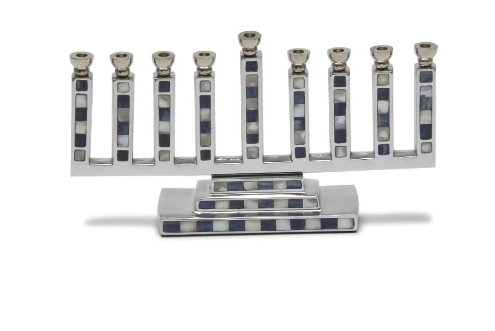 Julia Knight Classic Menorah Mosaic Azure Clearance