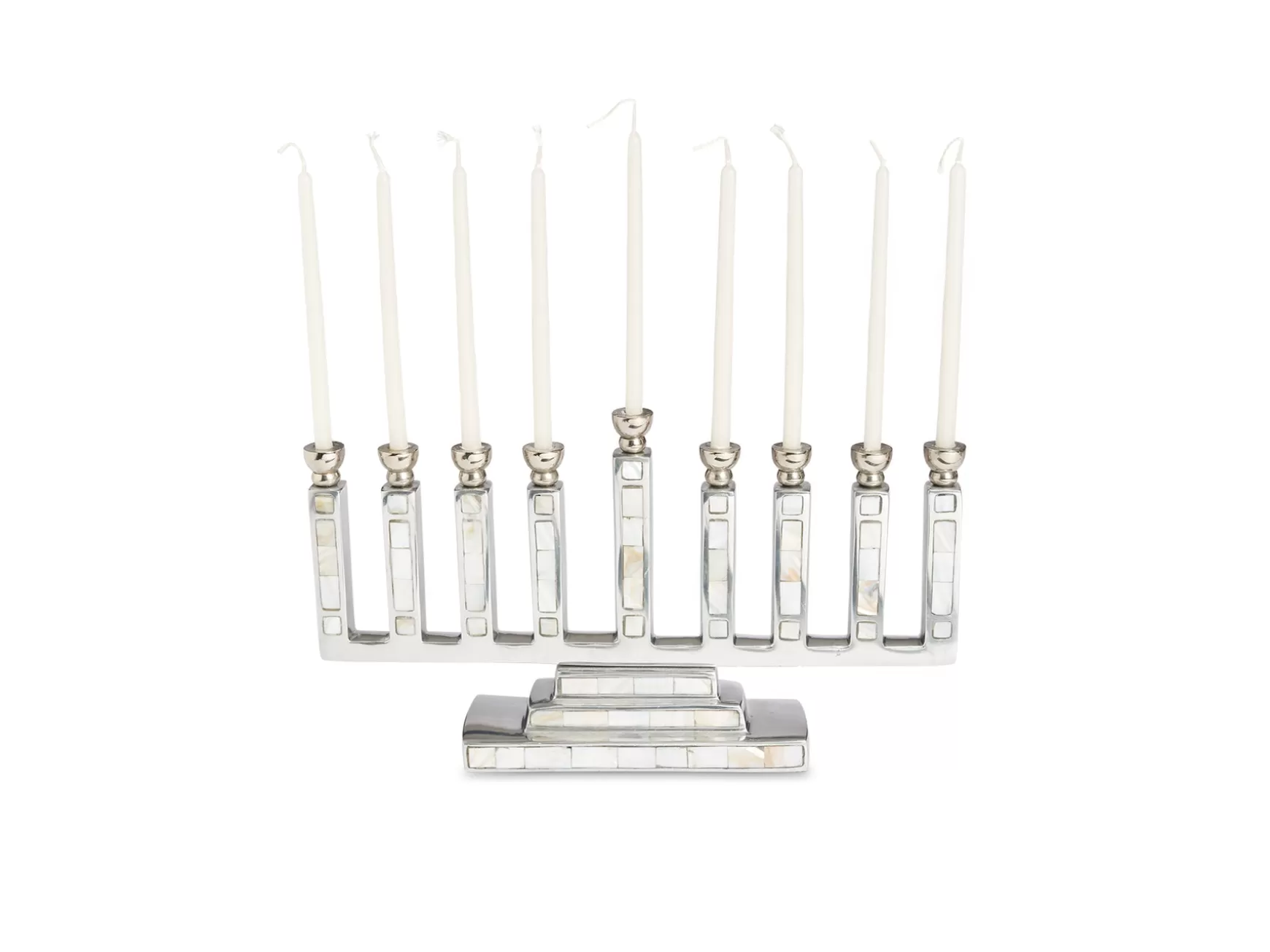 Julia Knight Classic Menorah Mother Of Pearl Flash Sale