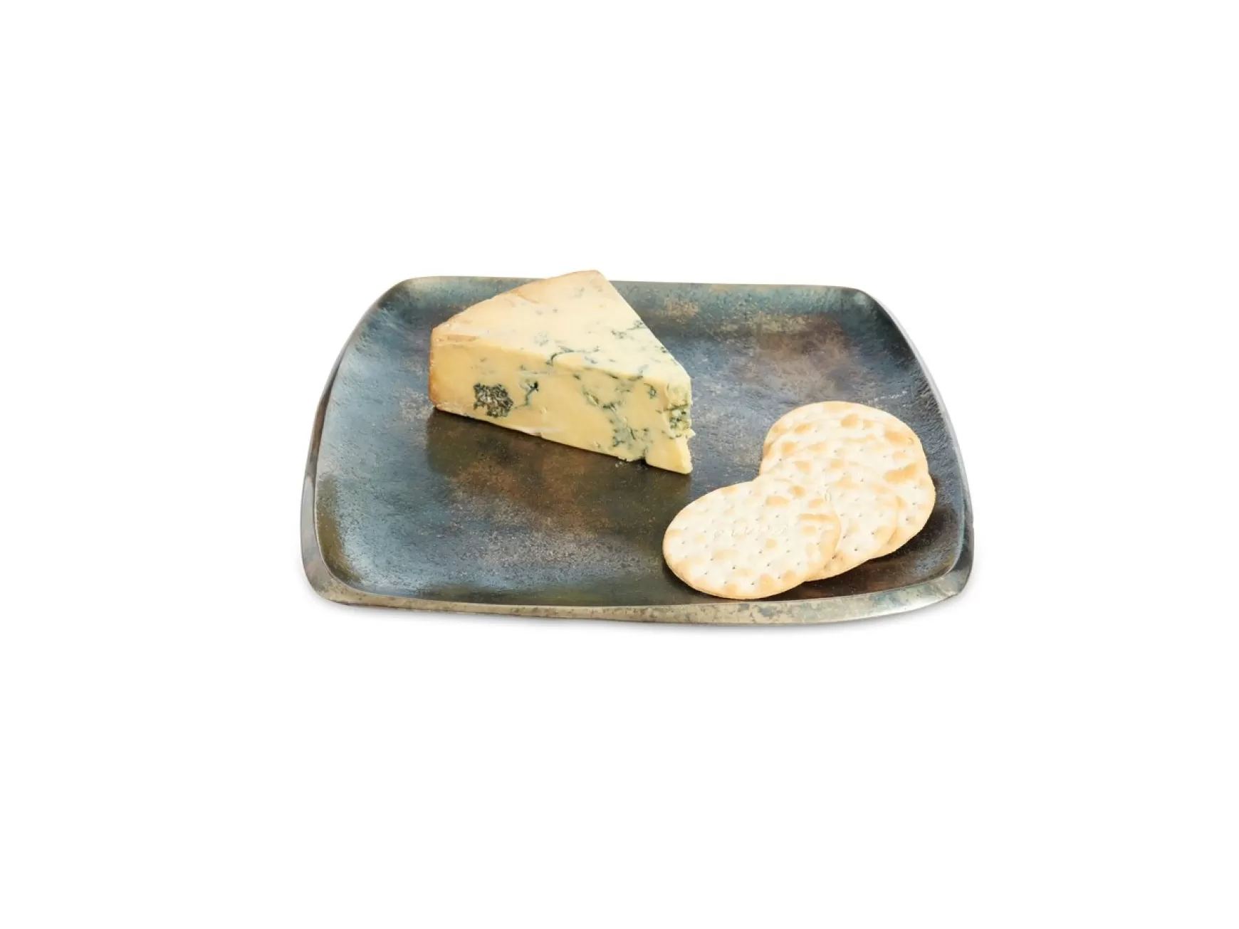 Julia Knight Eclipse 9" Stackable Square Tray Steel Blue Cheap