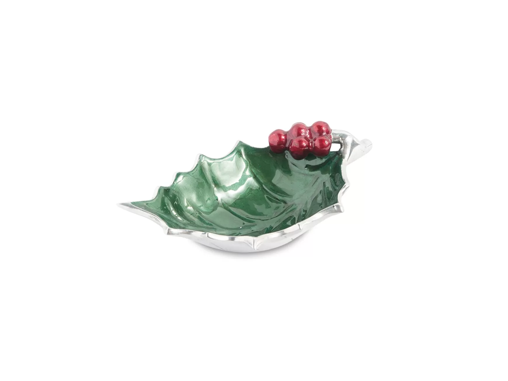 Julia Knight Holly Sprig 6.5" Bowl Emerald Sale