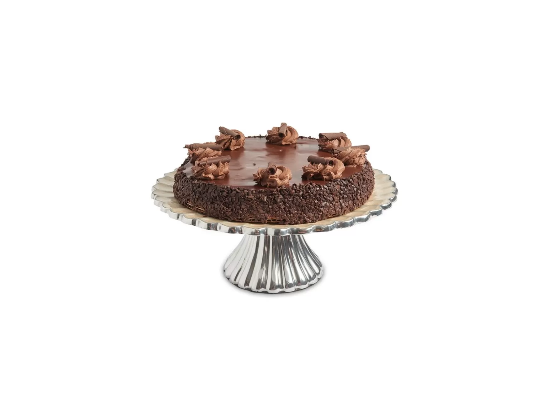 Julia Knight Peony 10 Inch Cake Stand Snow Online