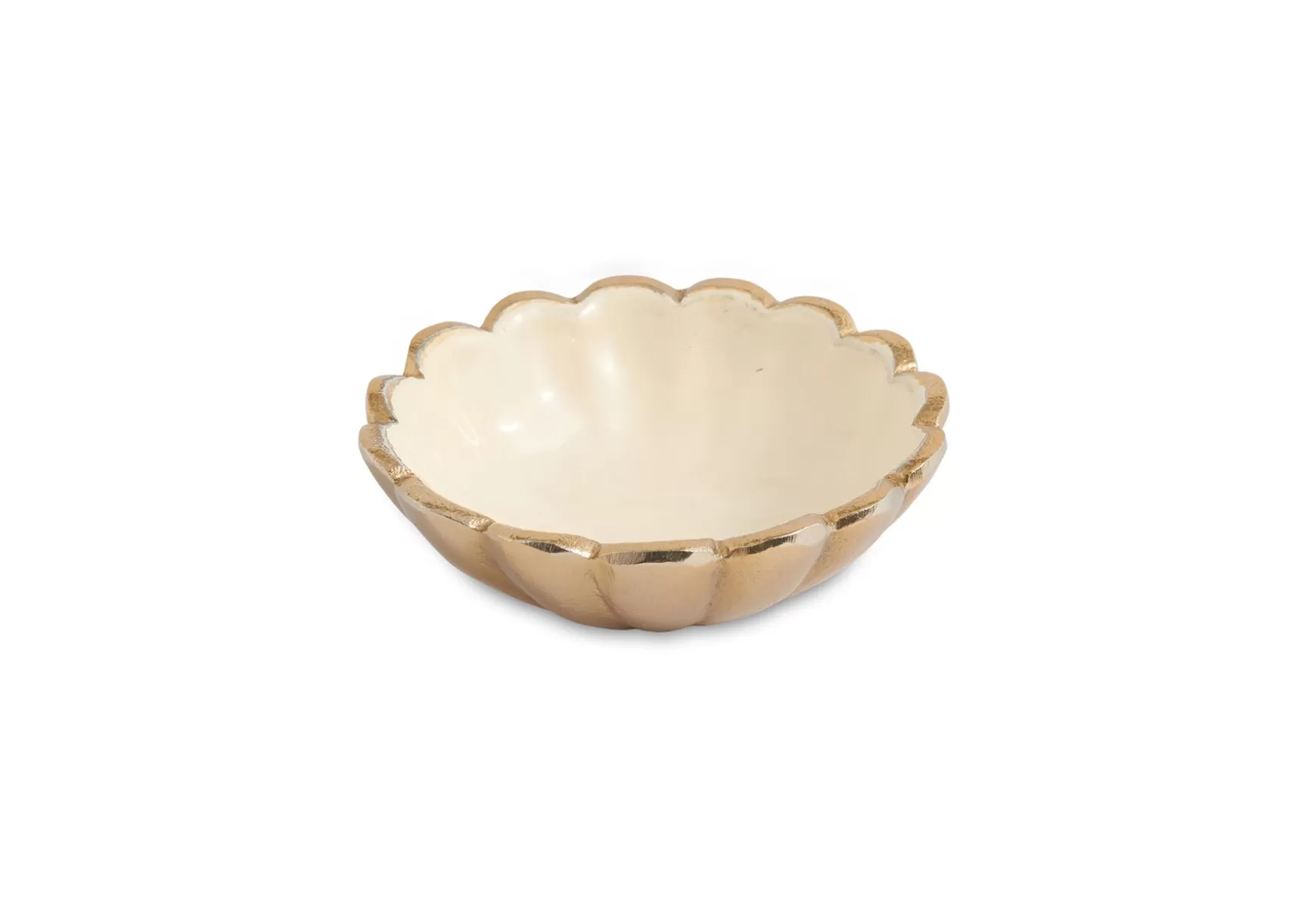 Julia Knight Peony 4" Petite Bowl Gold Snow Flash Sale