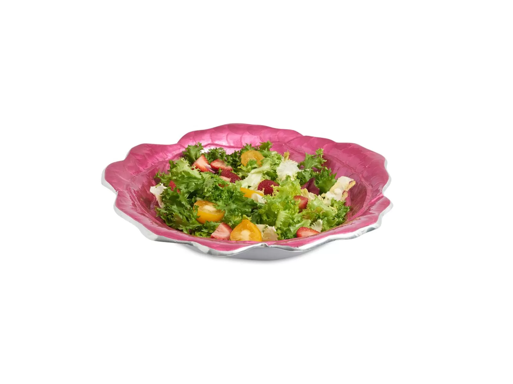Julia Knight Rose 15" Bowl Raspberry Discount