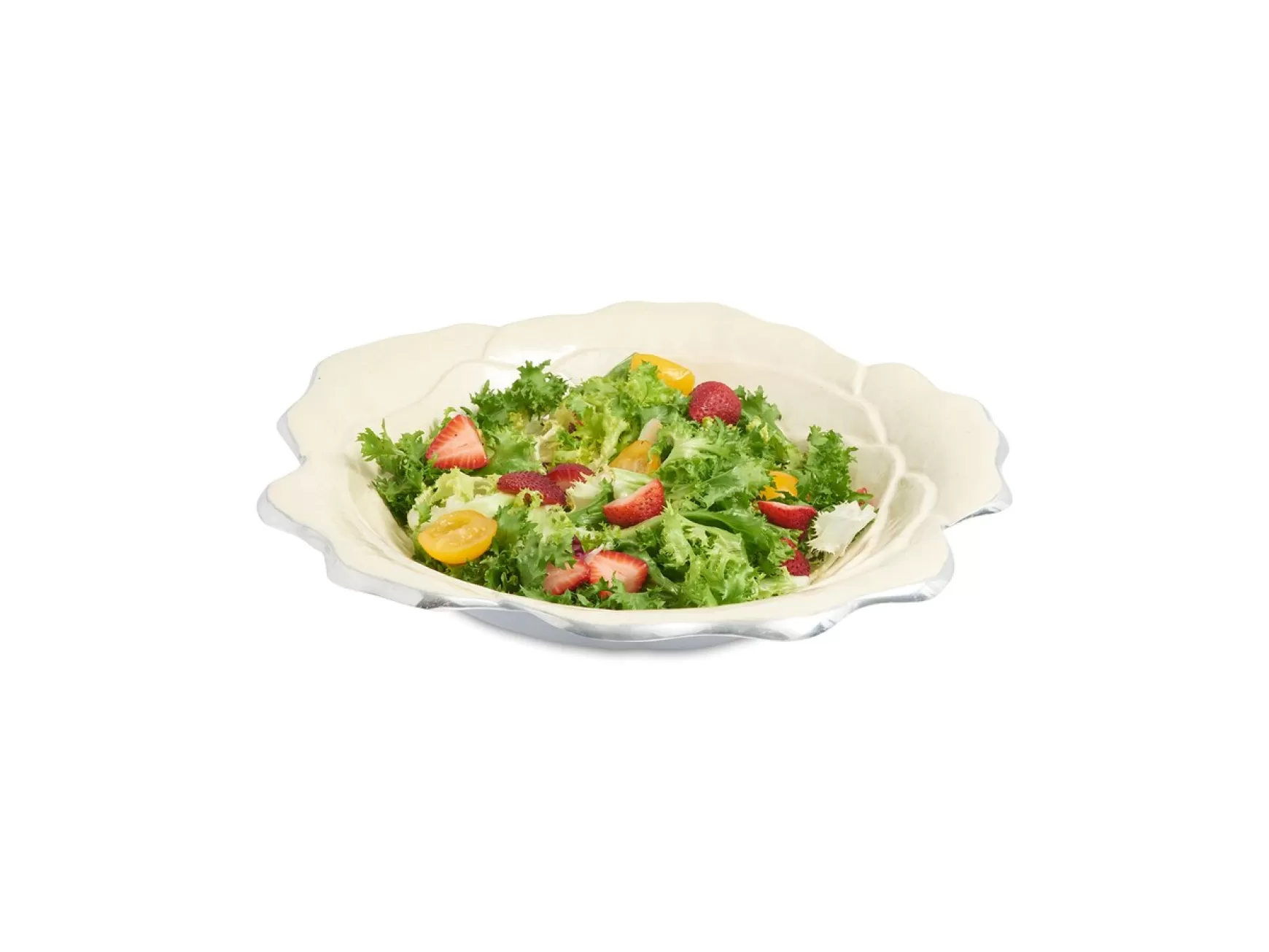 Julia Knight Rose 15" Bowl Snow New