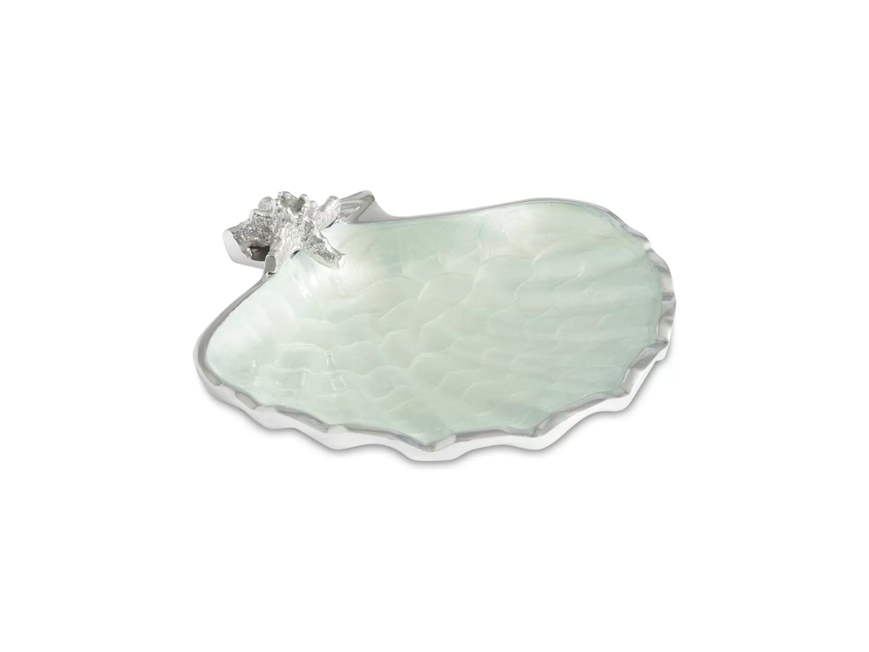 Julia Knight Scallop Starfish 8.5" Bowl Hydrangea Flash Sale