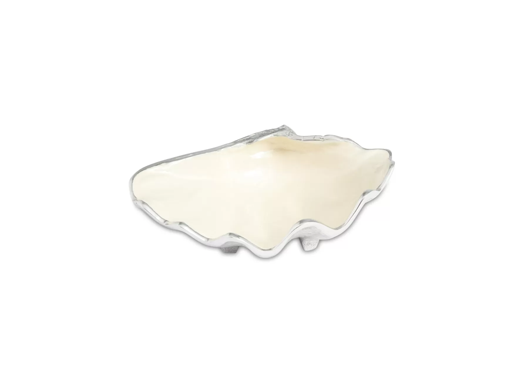 Julia Knight Tahitian Clam Shell 8" Bowl Snow Sale